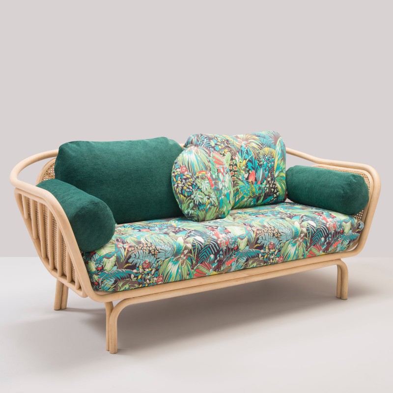 Canape Design En Rotin Et Cannage Boa Jungle Par Le Studio At Once