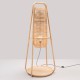 NACELLE design rattan large standing lamp