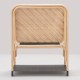 PANÔ design rattan shelf - front view