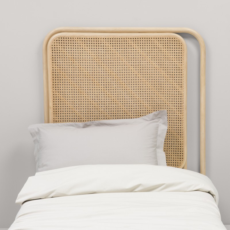 PASSAGE left single rattan headboard