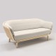 BÔA sofa with Migliore off white cushions designed by At-Once