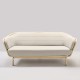 BÔA sofa with Migliore off white cushions designed by At-Once