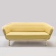 BÔA sofa with yellow Medley 62054 cushions designed by At-Once