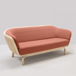 BÔA sofa with red Capture 4802 fabric designed by At-Once