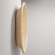 ONDE design rattan mirror - side view