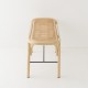 TRAVERSE design rattan bench by AC/AL Studio for Orchid Edition side view