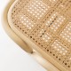 Side detail of the TRAVERSE design rattan bench by AC/AL Studio for Orchid Edition
