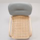 PLUS rattan design armchair by AC/AL studio for Orchid Edition - above view