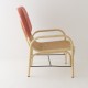 PLUS design rattan armchair side view