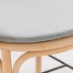 Cushion detail of the CONTOUR rattan design table armchair