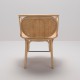 Design CONTOUR table armchair by AC/AL studio - back view