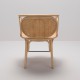 Design CONTOUR table armchair by AC/AL studio - back view