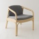 HUBLOT design rattan armchair MOOD grey
