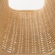 CORRIDOR design rattan side table - "basket" detail