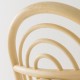 Detail of SILLON design rattan chair
