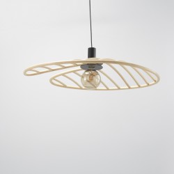 Suspension en rotin design NYMPHEA