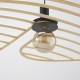 Detail of the NYMPHEA large design rattan lampshade designed by at-once