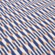 Chaise en rotin design SILLON avec coussin Marquetry bleu de Sunbrella - detail du tissu