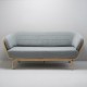 BÔA rattan sofa with Brema Niagara blue fabric designed by At-Once