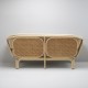 BÔA rattan sofa with Brema Ssand beige fabric designed by At-Once