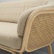 Canapé en rotin design BÔA tissu beige Sand Brema dessiné par at-once
