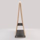 Séparateur d'espace en rotin design PANÔ vu de côté