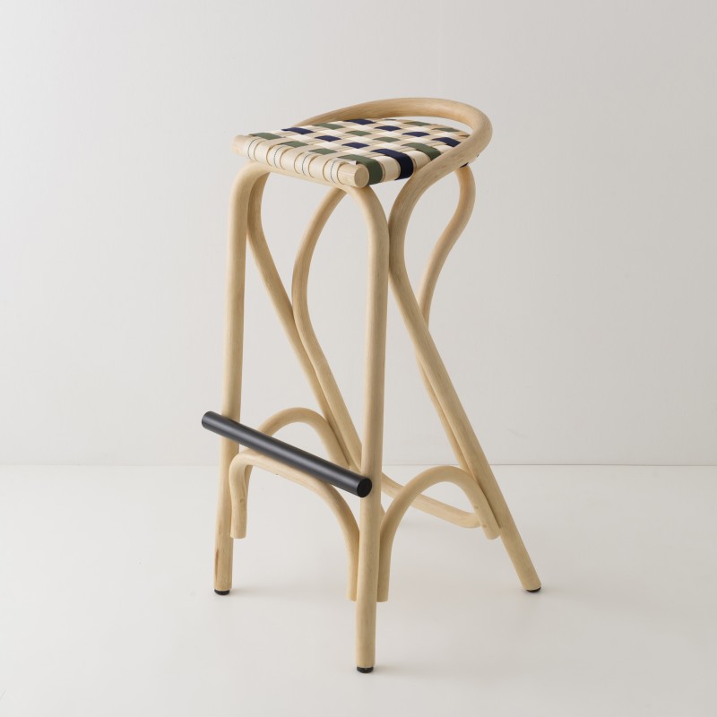 VIRAGE barstool green & blue