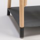 Séparateur d'espace en rotin design PANÔ detail métal noir
