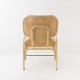 Rattan armchair PLUS Orchid Edition with cane