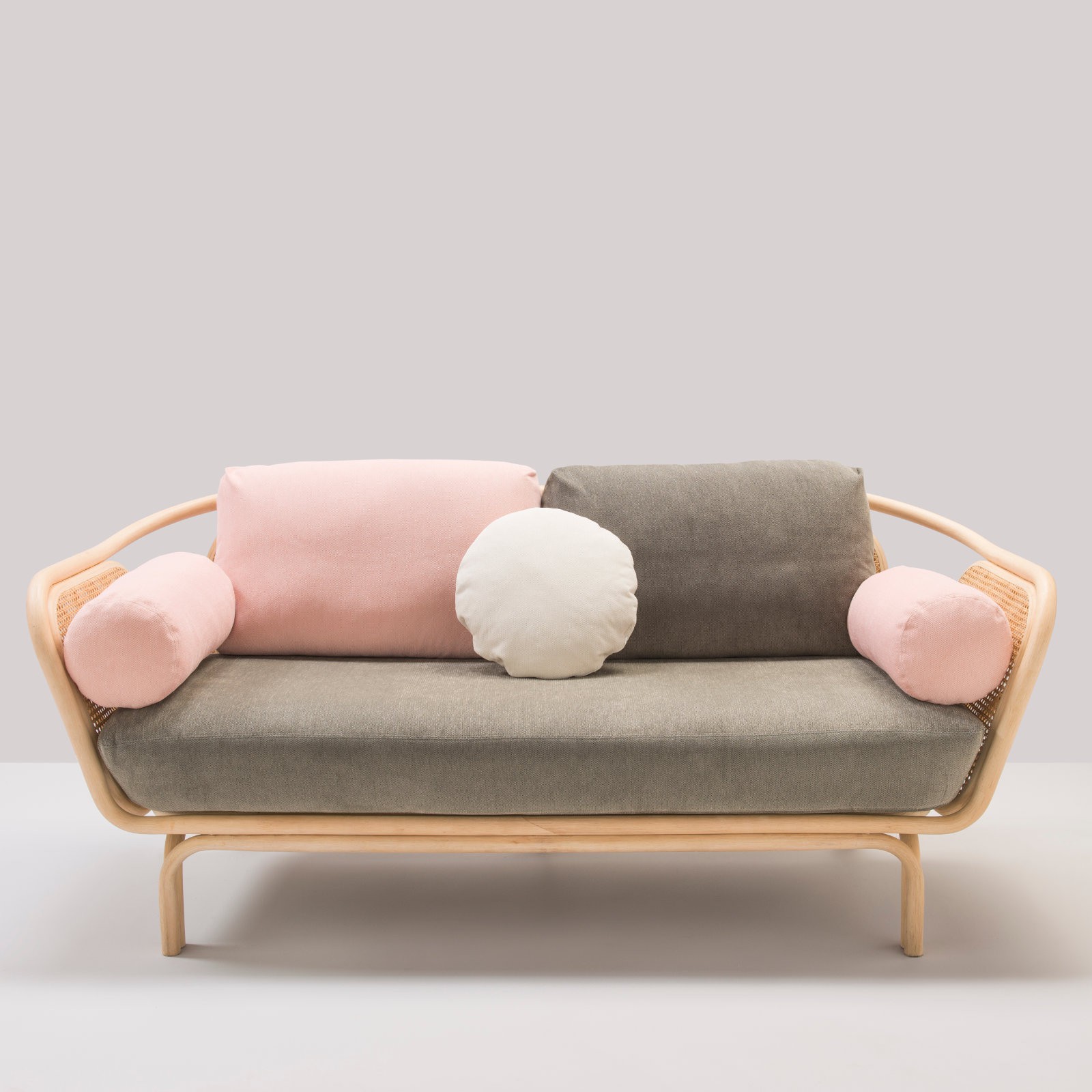 bÔa sofa in rattan designed by at once