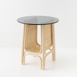 CORRIDOR design rattan side table